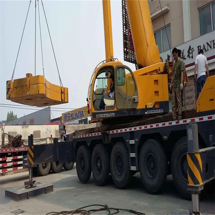 景德镇昌江当地吊车出租|机器吊装|75吨|工厂搬迁服务